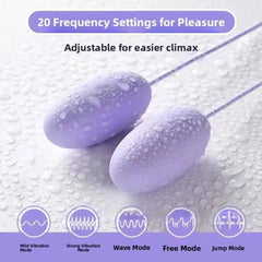 10 Frequency Double Vagina Balls Vibrator USB Silent Strong Shake In Front And Back For Foreplay Adult Fun Female Masturbation