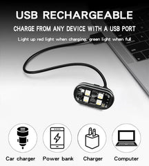RGB Led Car Strobe Lights Motorcycle LED Flash Position Wireless Light Aircraft Airplane Helicopter Warning Lights Accessories