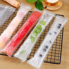 Diy Homemade Crushed Popsicle Disposable Popsicle Ice Bag Ice Bag Mold Food Grade Ice Creams Popsicle Ziplock Bag Storage Bag