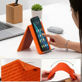 Portable Foldable Silicone Phone Holder Bendable Freely into Any Shape Multi-Angle Adjustable Stand for Mobile Phone
