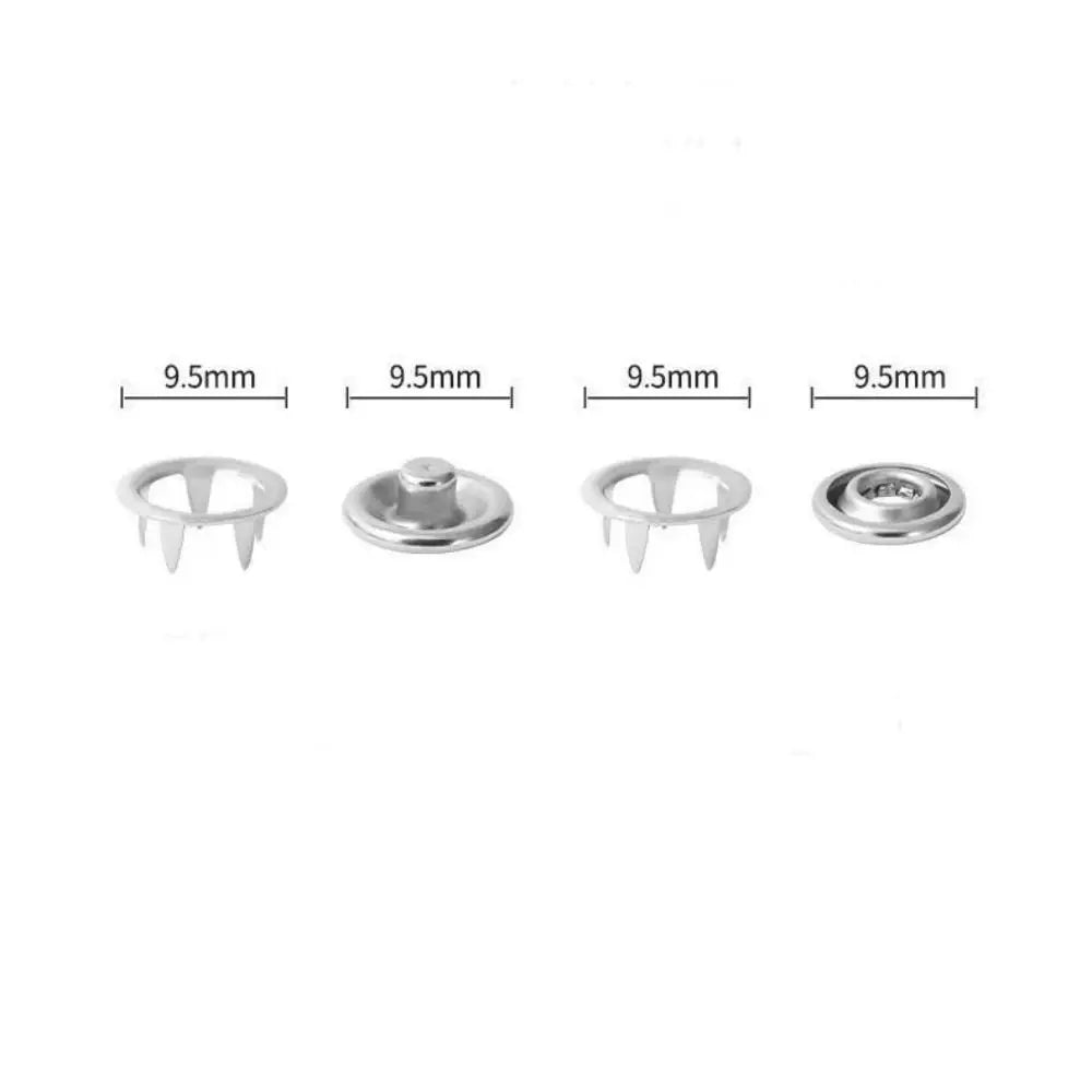 Metal Snaps Buttons Pliers Set Fasteners Tool Metal Sewing Buttons Press Studs Snap for Installing Clothes Bags