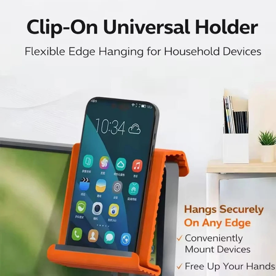 Portable Foldable Silicone Phone Holder Bendable Freely into Any Shape Multi-Angle Adjustable Stand for Mobile Phone