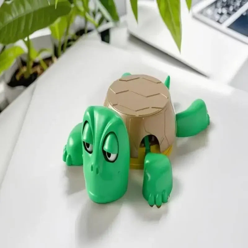 1PC Turtle Coaster Coffee Cup Holder with Hidden Toy Creative Beverage Rack for Home Decor Kitchen Office Tableware Decoration