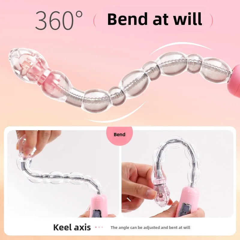 Electric Anal Plug Prostate Massager Anal Pull Beads Ass Vibrator Dildo G-Spot  Vaginal Stimulator Male Female Masturbator