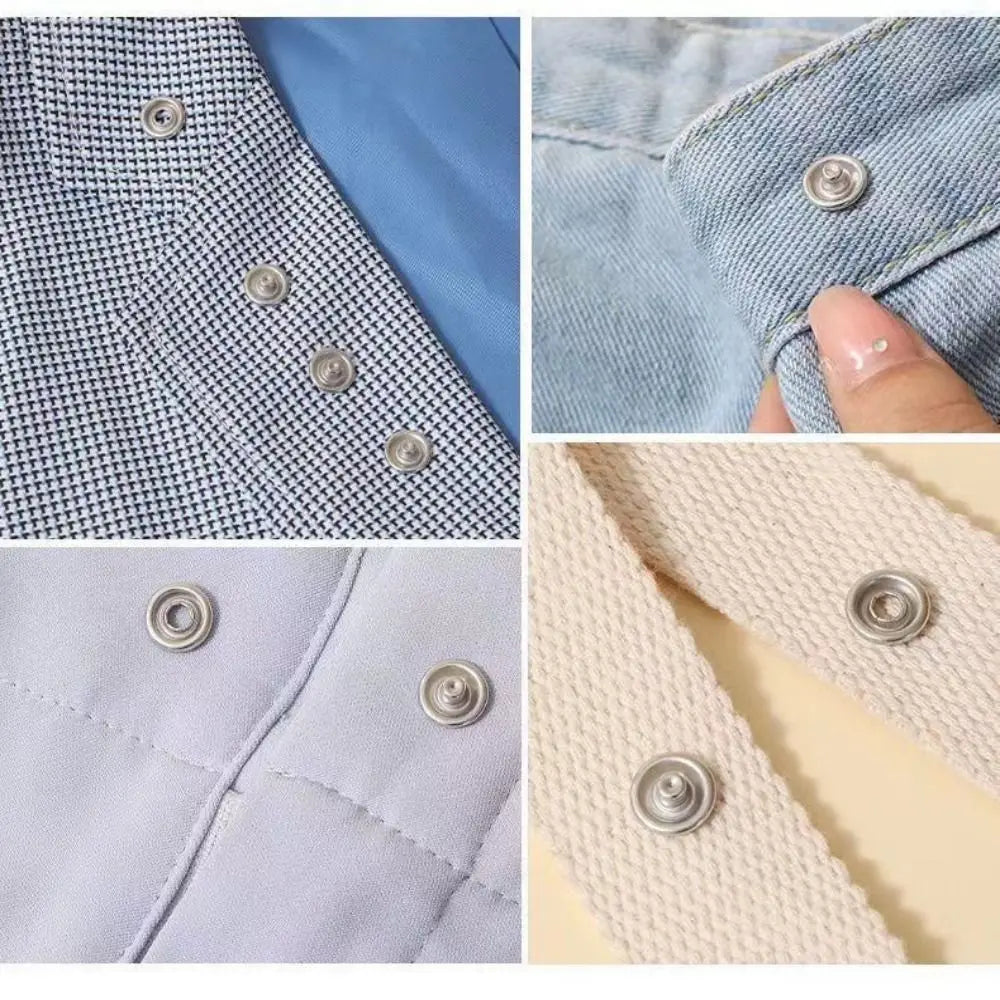 Metal Snaps Buttons Pliers Set Fasteners Tool Metal Sewing Buttons Press Studs Snap for Installing Clothes Bags