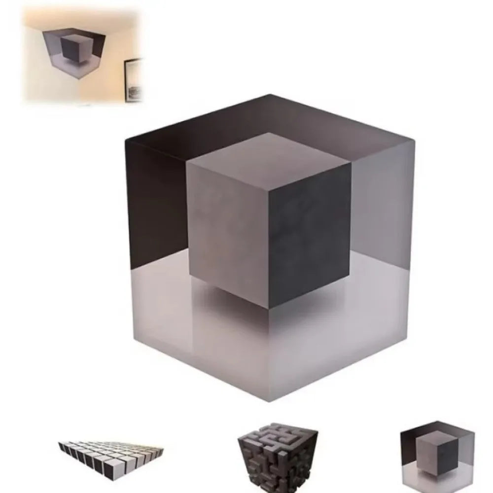 Gifts 3D Impossible Wall Art That Reshapes Reality Irregular Illusion Art Illusion Wall Decal DIY Home Decoration