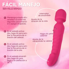 Powerful Vibrator Dildos Wand for Women Clitoris Stimulator G Spot Vibrator for Women Vagina Massager Adult Sex Toys for Woman