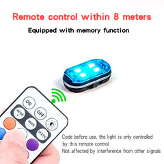 RGB Led Car Strobe Lights Motorcycle LED Flash Position Wireless Light Aircraft Airplane Helicopter Warning Lights Accessories