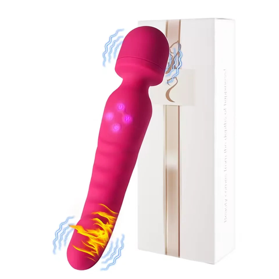 Powerful Vibrator Dildos Wand for Women Clitoris Stimulator G Spot Vibrator for Women Vagina Massager Adult Sex Toys for Woman